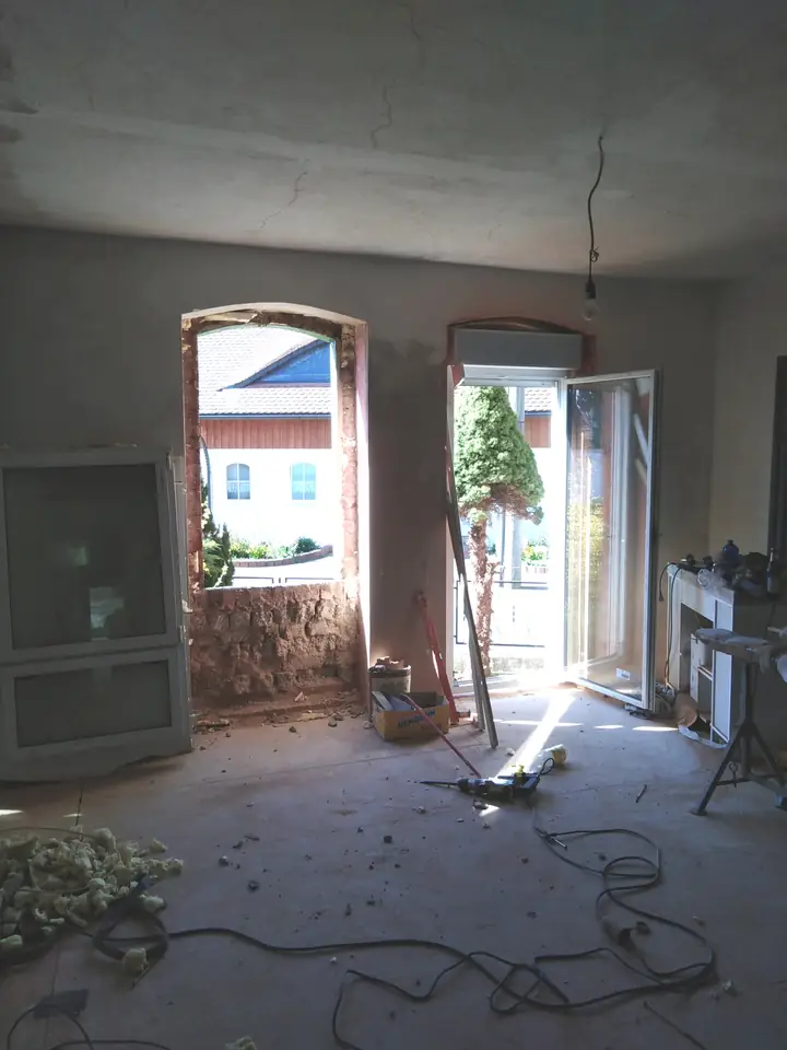 Fensteröffnungen im Umbau — Arbeit von DeinHandwerker24, Schmalkalden