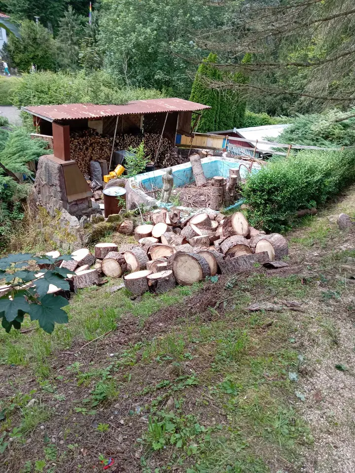 Holz am Lagerplatz — Arbeit von DeinHandwerker24, Schmalkalden