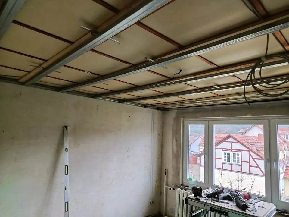 Unterkonstruktion für die Decke — Arbeit von DeinHandwerker24, Schmalkalden